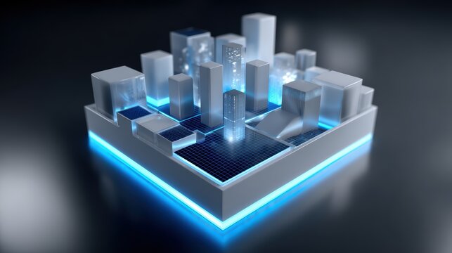 Futuristic Cityscape - Tech, Innovation, Digital [60 chars]