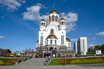 The Church of All Saints Who Shone Forth in the Land of Russia ("On the Blood"). Yekaterinburg
