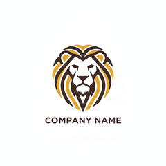 Obraz premium African premium lion silhouette head