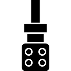 Obraz premium Dental Light Icon Vector Element