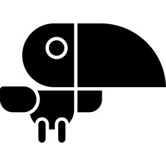 Obraz premium Toucan Icon Vector Element