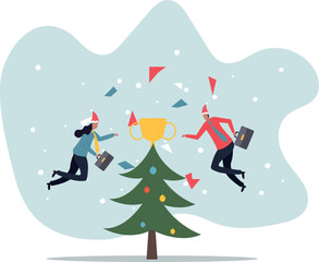 Team success, partnership or teamwork to win business competition, winner or achievement, work together or cooperation.about a man and his life.