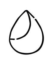 vector illustration of a drop