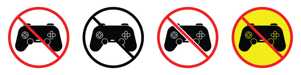 No game sing icon vector illustration
