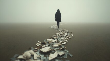 Lucid Origin &ndash; A Blurred Figure Walking Away into the Distance