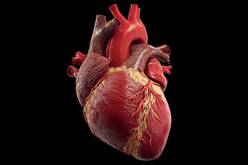 Isolated Anatomical Heart Rendering with Realistic Detail