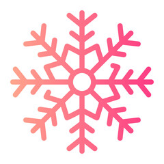 snowflake gradient icon