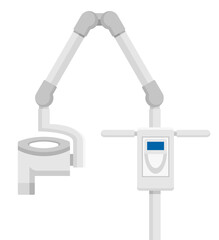 Dental x-ray machine for digital panoramic, extraoral, 3D imaging