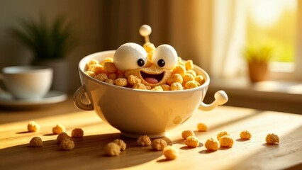 The artistic scene of cereal imagery