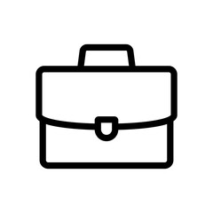 Business Bag Icon – Briefcase Symbol for Office, Work, and Professional Tools
