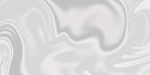 Obraz premium White Marble Pattern. Gray Abstract Fluid Pattern Color. Marble Grey Ink Wavy Liquid Texture. Abstract smooth elegant white fabric silk texture soft background ,flowing satin waves and Smooth elegant 