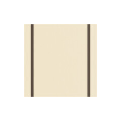 Minimalist Yellow Panel with Brown Vertical Stripes. Clean Geometric Background Template for Presentation, Web Element, Text Placeholder, and Abstract Digital Design.