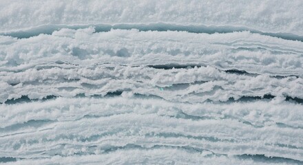 Stratified Snow and Ice Texture