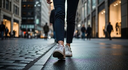 Walking through downtown, experience city life and discover new adventures in a vibrant urban setting