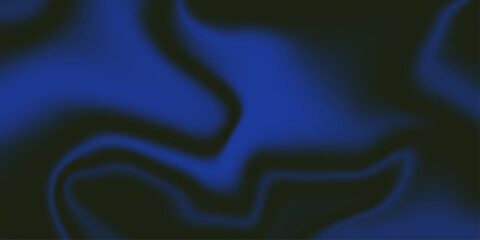 Abstract Liquid paint effect blurred gradient overflow waves grainy background texture.Abstract background dark blue Liquid paint effect blurred gradient overflow waves. Colorful digital Grain Noise .