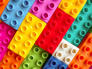 plastic toy blocks