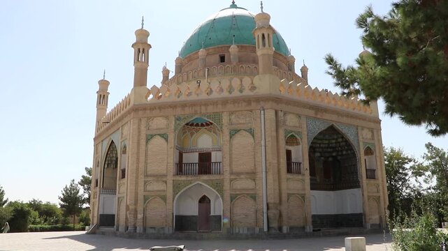 Ahmad Shah Baba Mausoleum Dome in Kandahar, Afghanistan