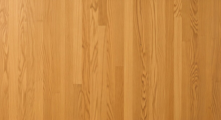 A close up shot of a light brown wooden floor with vertical grain patterns visible