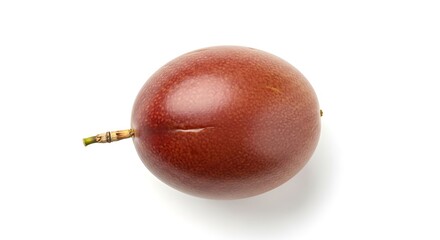 Whole Passion Fruit Isolated on White Background.
