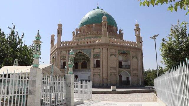 Ahmad Shah Baba Mausoleum Dome in Kandahar, Afghanistan