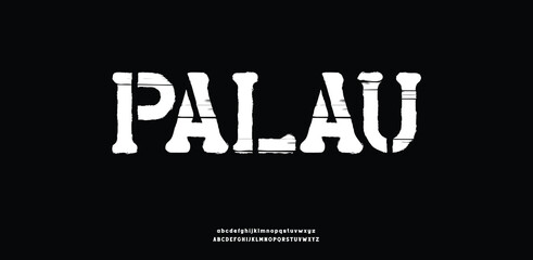 Drumb Minimal Decorative Font Alphabet