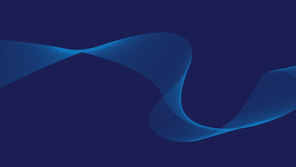 Abstract magenta wave form on dark purple background