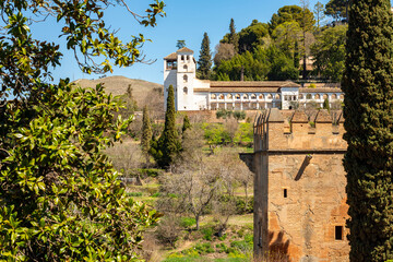 Generalife palace in Alhambra, Granada, Spain