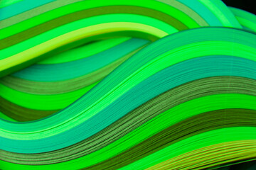 abstract green background with waves