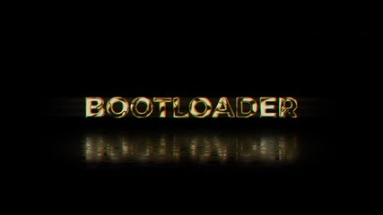 Bootloader technology digital glitch reflection dark cyber system - Powered by Adobe