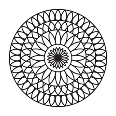 Intricate Circular Mandala Ornament