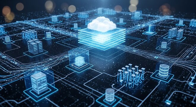 X-ray scan of human brain and hand with digital global technology theme