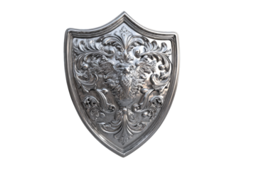 Ornate Silver Shield