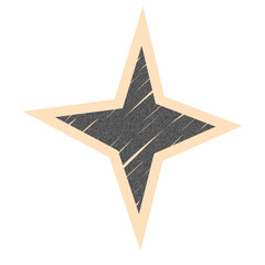 Scrapbook Star Vector