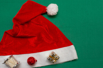 christmas, festive, new year, green, december, claus, santa, hat, eve, year, celebration
