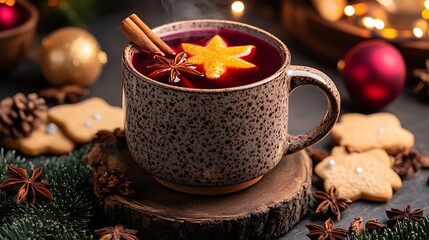 Mulled wine holiday season.
