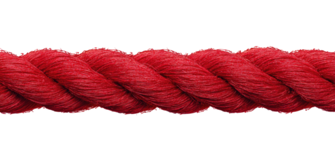 Close-up of a red rope