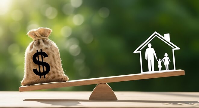 Balancing financial security with family wellbeing and home ownership