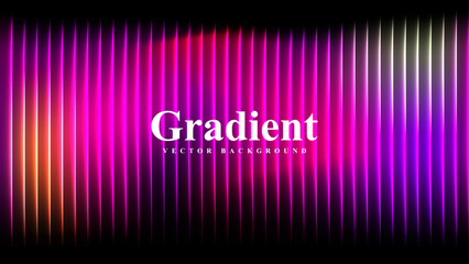 Colorful vibrant abstract neon gradient background with smooth stripes light motion, and radiance.