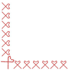 Candy Cane Corner Border