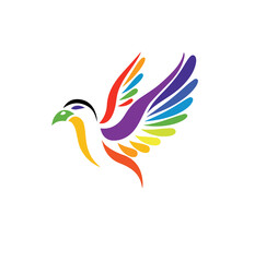 vector illustration of a bird