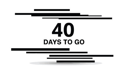 Striking visual countdown emphasizing urgency and anticipation, marked by bold typography and dynamic graphic elements to signal a forthcoming event