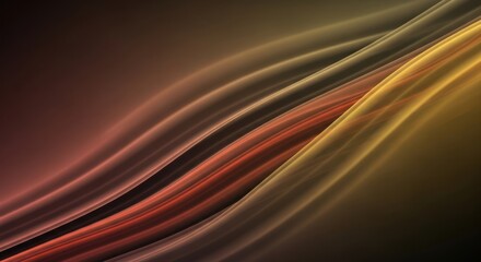 Elegant flowing light streaks in warm hues creating a dynamic visual display