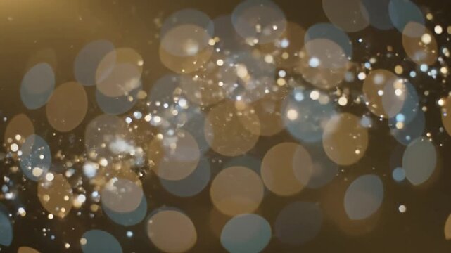 Capturing the ethereal dance of tiny, glowing particles, gently drifting and shimmering across the frame, creating a magical, dreamlike atmosphere. Wide shot, showcasing the full breadth of?