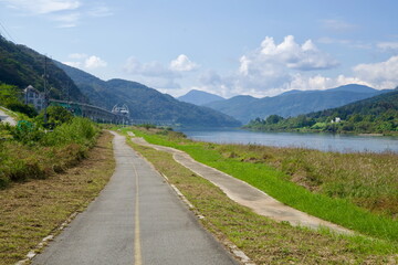Riverside Path Beside Bukhangang