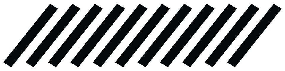 Diagonal Slash Line Pattern – Abstract Geometric Striped Border and Modern Divider Texture Background Vector