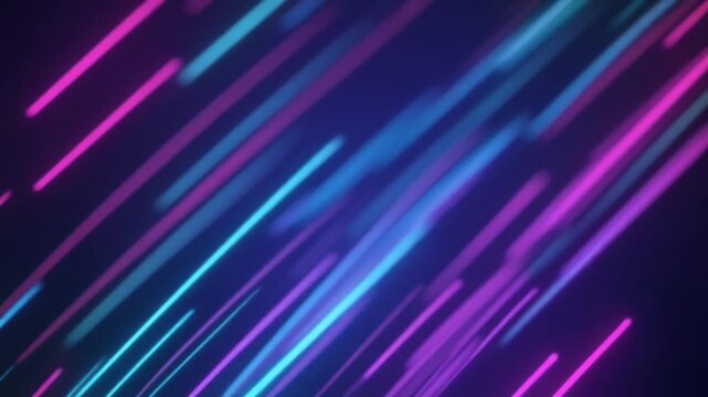 Diagonal neon streaks on dark background, futuristic glow&hellip;