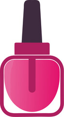nail polish colorful   icon vector on white background 