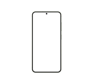 Samsung Galaxy S24 Jade Green, front view.