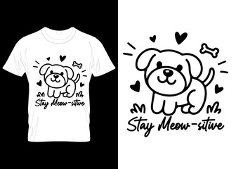 cut cat doodles mug appeal sticker, cap, cup, vector, custom cat lover  tshirt design hoodies template elements