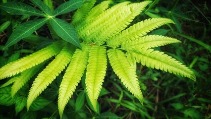 close up of fern